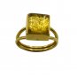 Riyo Dichroic Glass 18kt Gold Plated Hot Ring Gprdgl75-22030