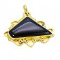 Riyogems Red Onyx 18-Kt Y Gold Fashion Tigger Pendant L 1.5in Gppron-66052