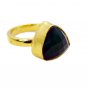 Riyo Green Onyx Gold Plated Designs  Ring Sz 6 Gprgon6-30012