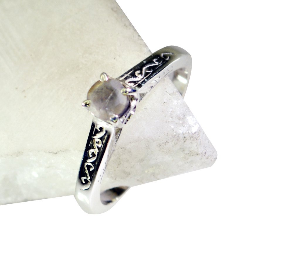 Riyo  Gemstone Silver Jewellery Designer Silver Engagement Ring Sz 7 Srmul7-5202