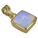 Riyo Purple Gold Plated Fire Opal CZ Pendant presentable unique handmade jewelle