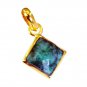 Riyogems Indi Emerald Gold Plated Jewellery Lucky Charm Pendants L 1in Gppiem-32