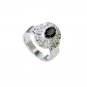 Riyo Black Onyx Gemstone Silver Jewellery Silver Ring Setting Sz 6.5 Srbon6.5-60