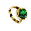 Emerald Cz 18.Kt Y Gold Plating Promise Ring