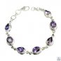 Riyo Amethyst Cheap Jewellery Sets Silver Bracelet L 7.5in Sbraame-2032