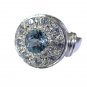 Riyo Blue Topaz Handmade Contemporary Simple Silver Ring Sz 6 Srbto6-10012