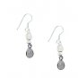 Riyo Rainbow  Silver Chunky Victorian Earrings L 1.5in Sermo-64013