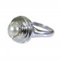 Riyo Pearl Silver Jewellery Wholesale Silver Twist Ring Sz 7 Srpea7-56017