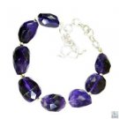 Riyo Amethyst Cheap Jewellery Online Silver Bangle Charm Bracelet L 7.5in Sbraam