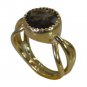 Riyo Brown gold Plated Smoky Quartz  Ring bonny jewelry store designs GPRSQU65-7
