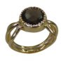 Riyo Brown gold Plated Smoky Quartz  Ring bonny jewelry store designs GPRSQU65-7