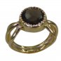 Riyo Brown gold Plated Smoky Quartz  Ring bonny jewelry store designs GPRSQU65-7