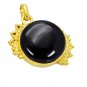 Riyogems Black Onyx Gold Plated Online Ballerina Pendants L 1.5in Gppbon-6051