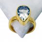 Riyo Green Amethyst Gold Plated Fashion Guard Ring Sz 6 Gprgam6-28029