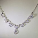 Riyo Rainbow  Butterfly Jewellery Silver Filigree Necklace L 16in Snrmo-64015