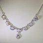 Riyo Rainbow  Butterfly Jewellery Silver Filigree Necklace L 16in Snrmo-64015