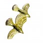 Riyo A Plain 18kt Gold Plated Birds Ring Gprbirr70-140002