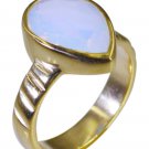 Riyo Purple Gold Plated Fire Opal CZ Ring presentable handmade costume jewelry G