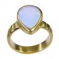 Riyo Purple Gold Plated Fire Opal CZ Ring presentable handmade costume jewelry G