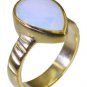 Riyo Purple Gold Plated Fire Opal CZ Ring presentable handmade costume jewelry G