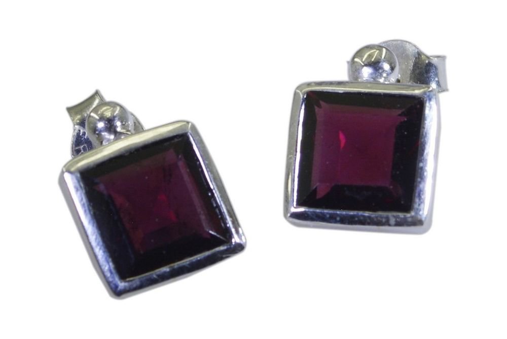 Riyo Red 925 sterling silver Red Oynx Earring dainty jewelry store design SEGAR-