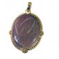 Riyogems Jasper 18k Y Gold Plating Winter Pendants L 1.2in Gppjas-40044