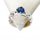 Riyo Blue Topaz Nepal Silver Jewelry  Mori Ring Sz 7 Srbto7-10052