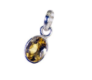 Riyo Citrine Buy Silver Jewelry Eternity Band Pendants L 0.7in Spcit-14048