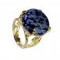 Riyo Jasper 18 Ct Y.G. Plated Beautiful Ring Sz 5 Gprjas5-40006