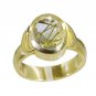 Riyo Multi Gold Plated Rutile Quartz CZ Ring marvelous handmade wholesale jewelr