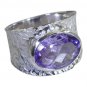 Riyo Purple 925 sterling silver Amethyst Ring cunning local jewelry store SRAME8