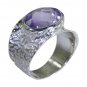 Riyo Purple 925 sterling silver Amethyst Ring cunning local jewelry store SRAME8