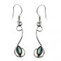 Riyo Labradorite Unique Handmade Silver Jewellery Ear Hook Earrings L 1.5in Sela