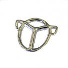 Riyo Plain Argent Silver Jewellery Pluto Pendant L 0.8in Sppla-120039