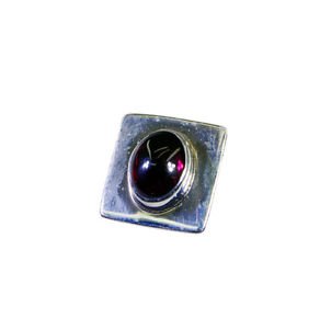Riyo Garnet Funky Silver Jewellery Solitaire Pendants L 0.5in Spgar-26037