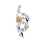 Riyo Citrine Artisan Silver Jewelry Huggie Pendants L 1.7in Spcit-14029