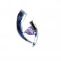 Riyo Amethyst Silver Jewelry Home Parties Love Pendants L 1.2in Spame-2098