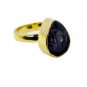 Riyo Mystic Quartz 18 C Gold Plated Signet Ring Jewelry Sz 8 Gprmqu8-54004