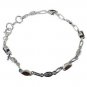 Riyo Red 925 sterling silver Garnet Bracelet foxy handmade jewelry store SBRAGAR