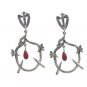 Riyo   Gemstone 925 Solid Sterling Silver Eye Catching Earring L 3in Semul-52009