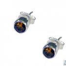 Riyo Yellow Citrine 925 Solid Sterling Silver Premium Grade Earring L 0.2in Seci