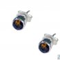 Riyo Yellow Citrine 925 Solid Sterling Silver Premium Grade Earring L 0.2in Seci