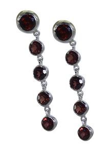 Riyo Red 925 sterling silver Red Oynx Earring perfect jewelry store SEGAR-26161