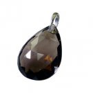 Riyo Smoky Quartz Silver Art Jewelry Designer Pendant L 1.5in Spsqu-76017