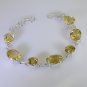 Riyo A Green Amethyst 925 Solid Sterling Silver Durable Bracelet Sbragam-28010