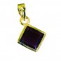 Riyogems Ruby Cz Indian Gold Plate Tennis Pendants L 1in Gpprucz-104001