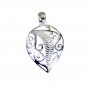 Riyo Plain 925 Solid Silver Love Pendants L 1.5in Sppla-120025