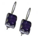 Riyo Purple 925 sterling silver Amethyst Earring bonny high end handmade jewelry