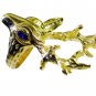Riyo   Gemstone  18kt Gold Plated Deer Ring Gprdeer50-180003