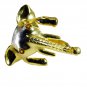 Riyo   Gemstone  18kt Gold Plated Elephant Ring Gprele80-190001